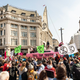 Protesters take over Oxford Circus, including installing a boat.